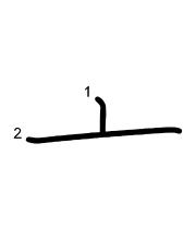 Thứ tự nét chữ 亠