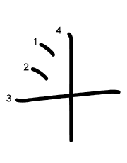 Thứ tự nét chữ 斗