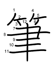 Thứ tự nét chữ 筆